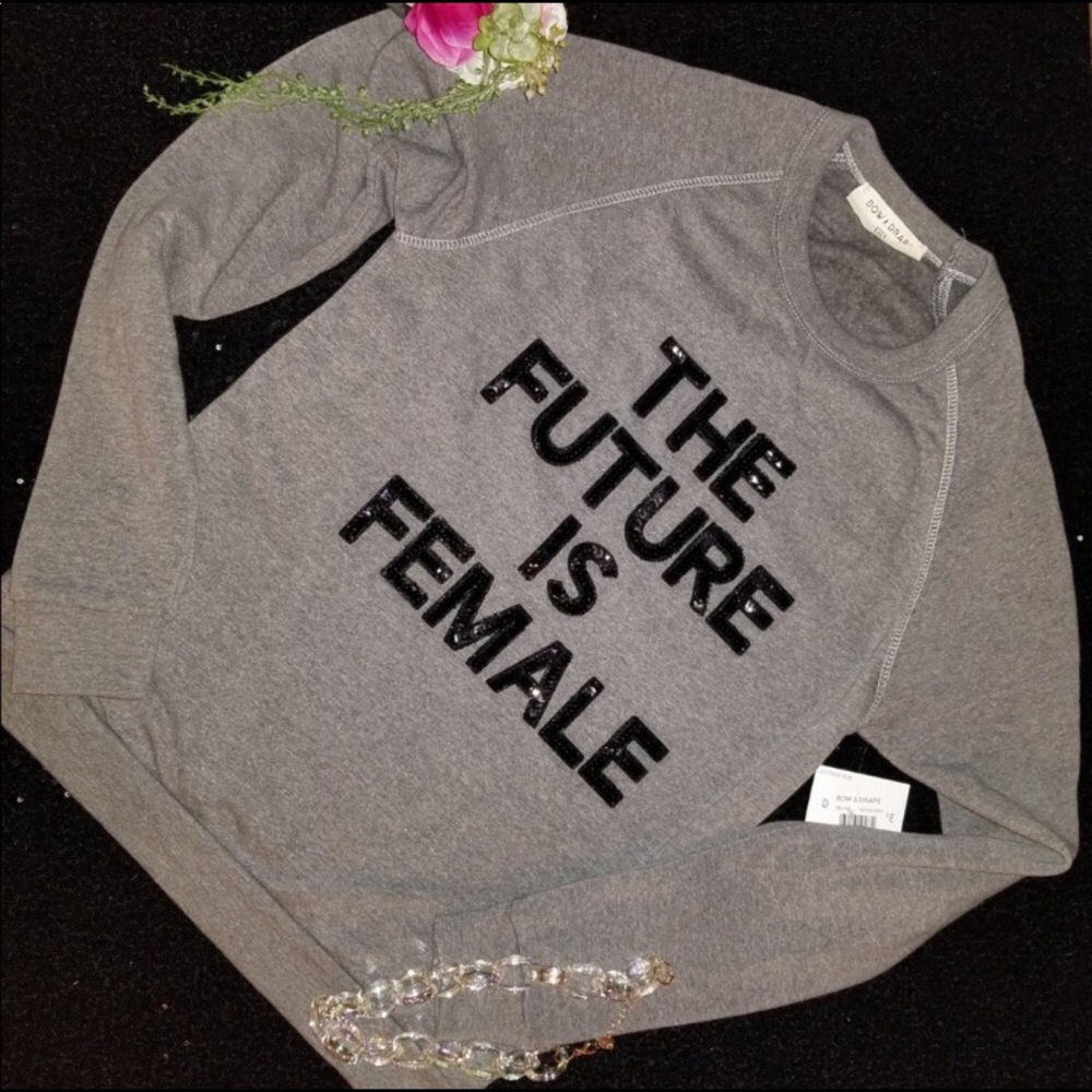 Bow & Drape “The Future is Female” Sweatshirt